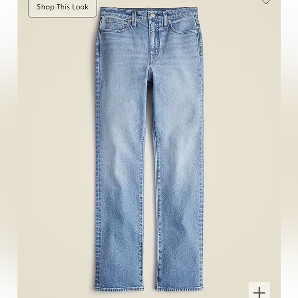 j crew Eliz High-rise straight jean in 1996 semi-stretch - Picture 4 of 6